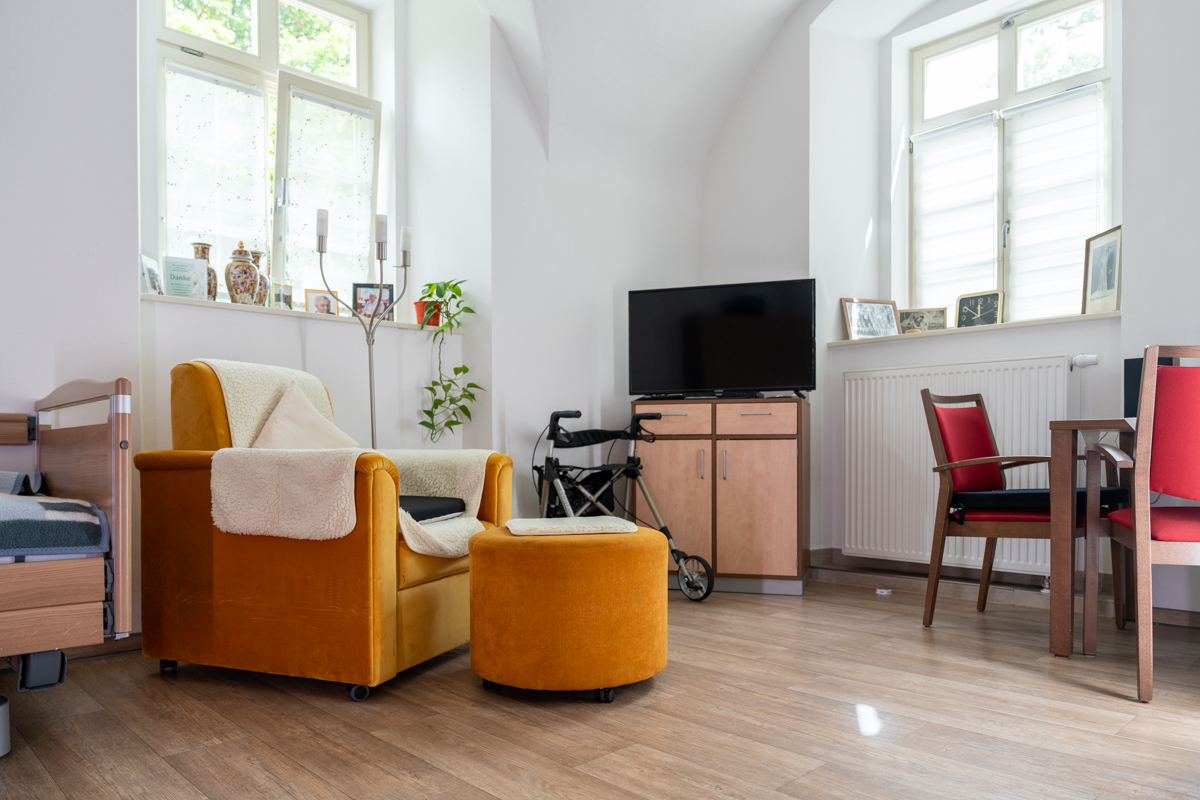 ein Bewohner*innenzimmer